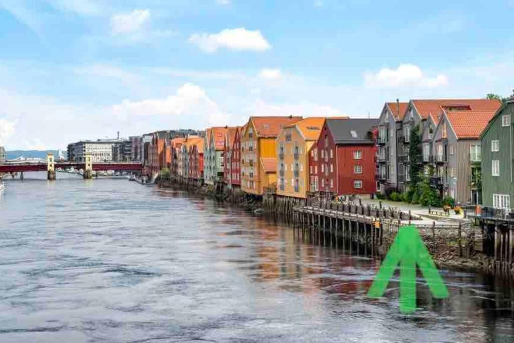 Ferienwohnung Bakklandets Perle 3-Roms Trondheim Exterior foto